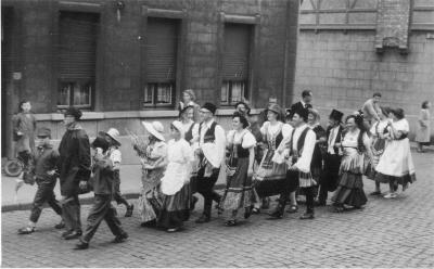 Batjesstoet, Noordstraat, 1953