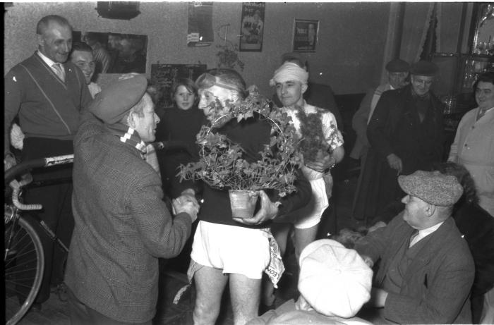 "De Spinnerijvrienden op rollen, Roeselare, 1958