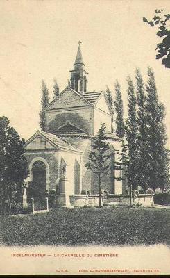 De kapel van het kerkhof, Ingelmunster, ca 1905