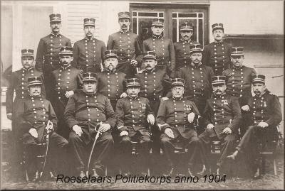 Politiekorps anno 1904, Roeselare