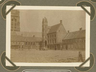 Grote markt Poperinge 1915