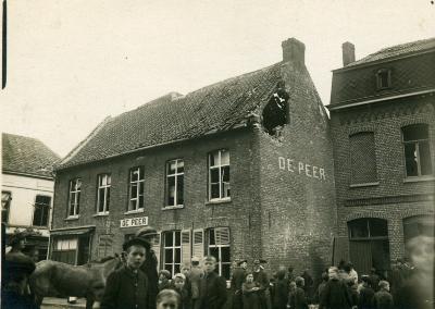 Beschadigd huis "De Peer", Izegem