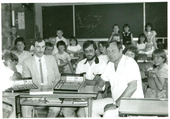 Computer in klas 6de leerjaar, Lichtervelde, 6 juni 1986