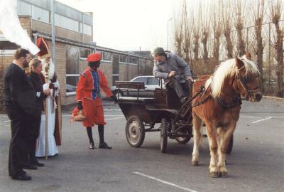 De sint op bezoek, Lichtervelde, december 1995