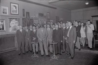 Opening tentoonstelling Davidsfonds, Moorslede augustus 1971