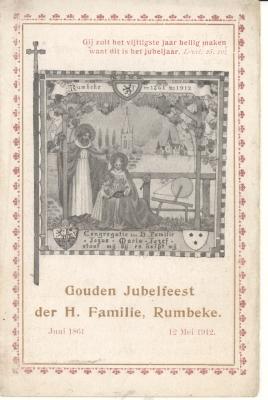 Gouden Jubelfeest der H. Familie, 1912