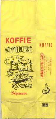 Verpakking 500 g koffie Déjeuner Vanmoerkerke Rumbeke