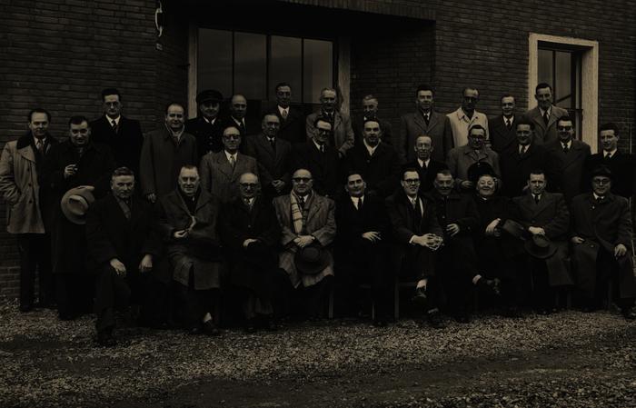 Groepsfoto officieren, 1955?