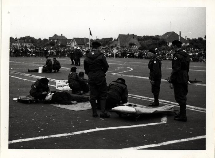 Demonstratie, Koksijde, 1962