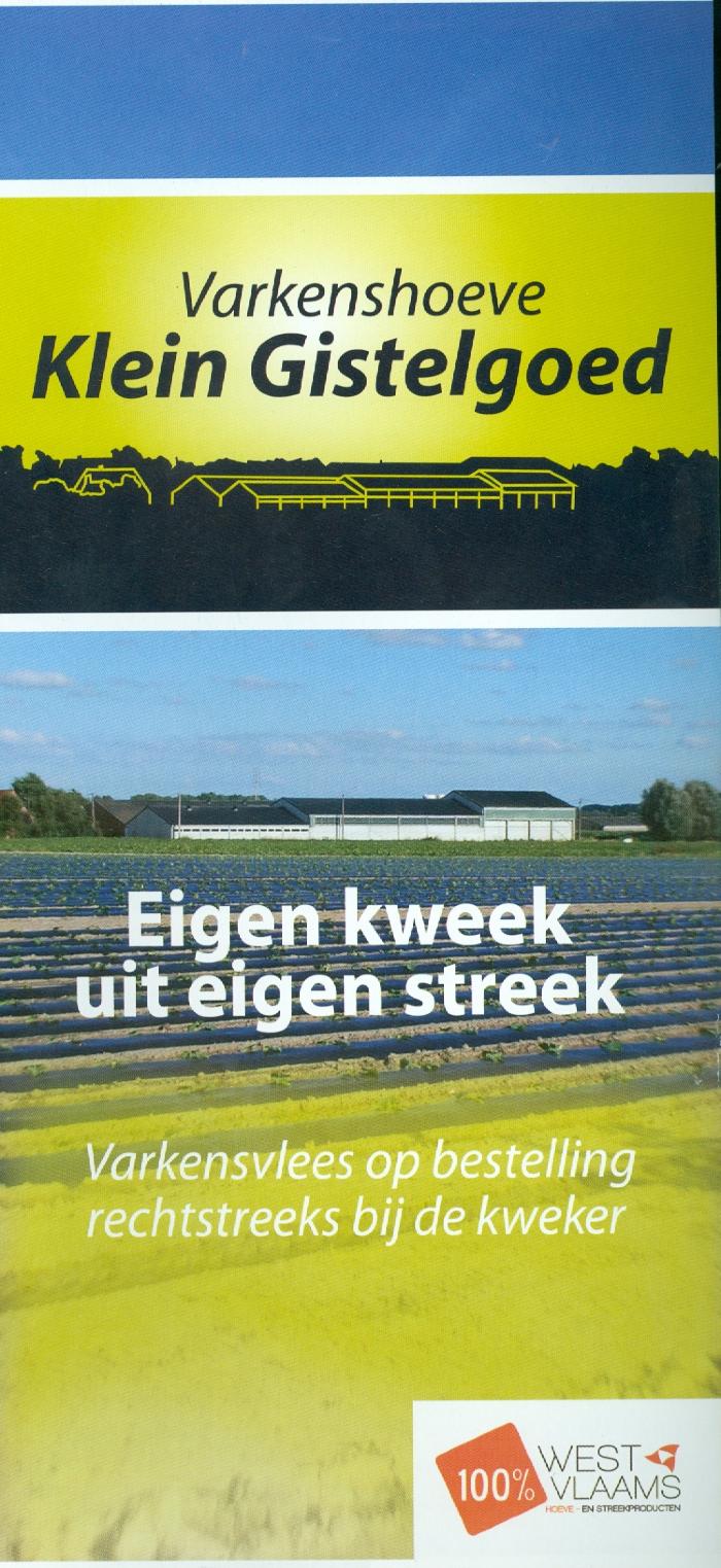 Brochure, Klein Gistelgoed, Izegem