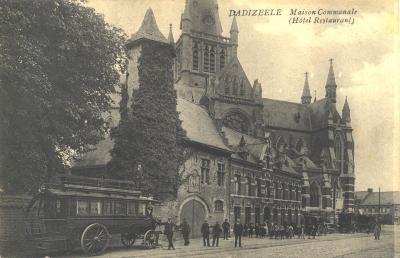 Gemeentehuis, hotel, restaurant, Dadizele