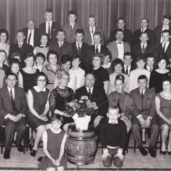 Kerstfeest bij Soep IDEAL, Izegem, 1965