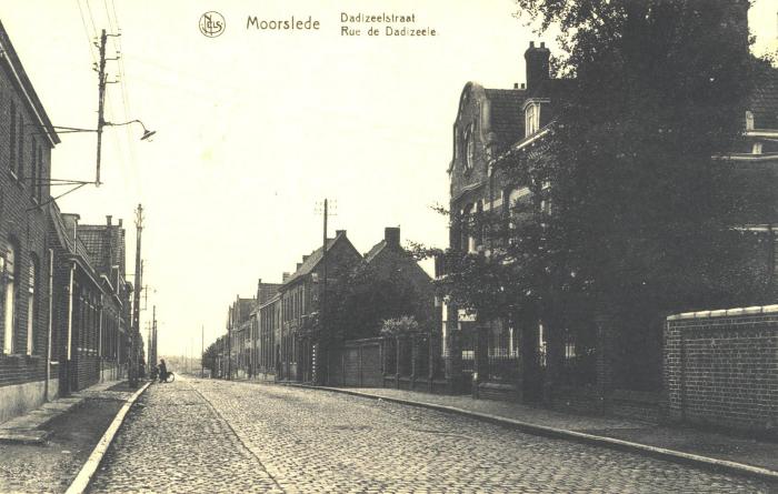 Dadizeelestraat in moorslede met woning dr. Dewanckel