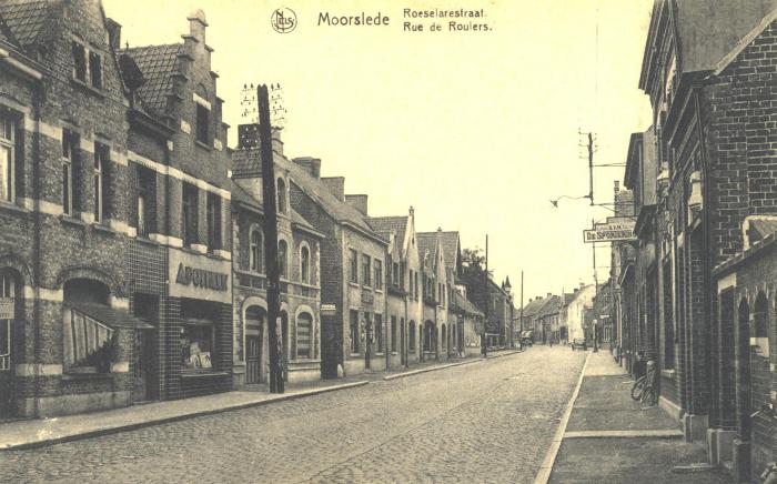 Roeselarestraat Moorslede, 1943