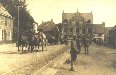 Markt Plaats, Dadizele, Wereldoorlog I