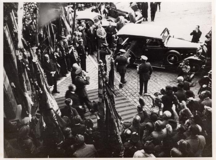 Bezoek van Z.M. Koning Leopold III, Tielt 30 oktober 1937