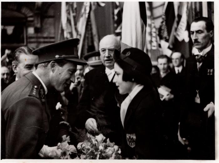 Bezoek van Z.M. Koning Leopold III, Tielt 30 oktober 1937