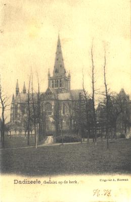 Dadizeele Gezicht op de kerk