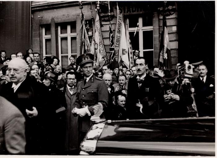 Bezoek van Z.M. Koning Leopold III, Tielt 30 oktober 1937