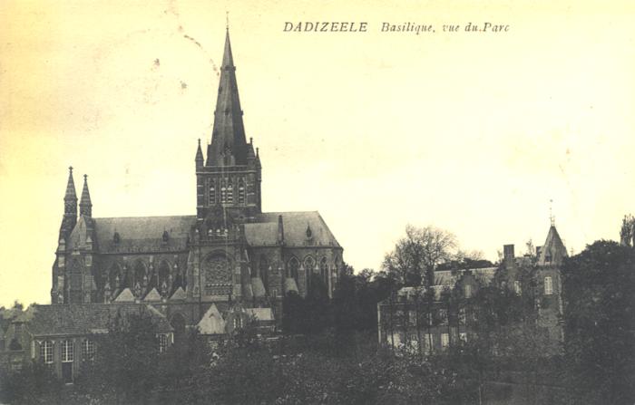 Dadizeele Basilique, vue du Parc