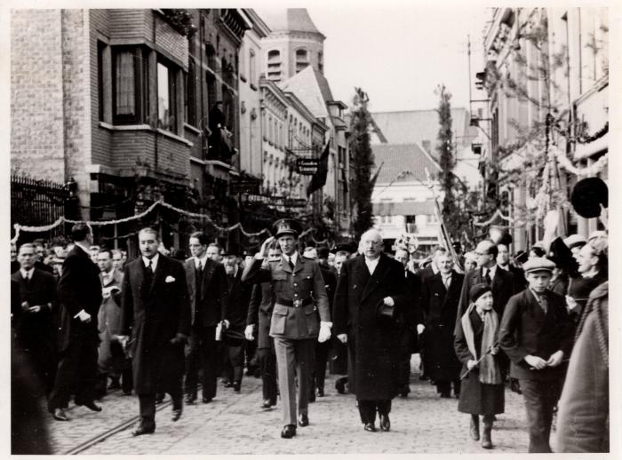 Bezoek van Z.M. Koning Leopold III, Tielt 30 oktober 1937