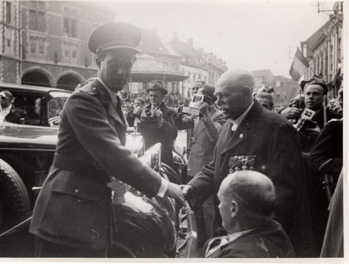 Bezoek van Z.M. Koning Leopold III, Tielt 30 oktober 1937