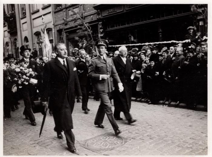Bezoek van Z.M. Koning Leopold III, Tielt 30 oktober 1937