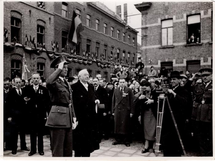 Bezoek van Z.M. Koning Leopold III, Tielt 30 oktober 1937