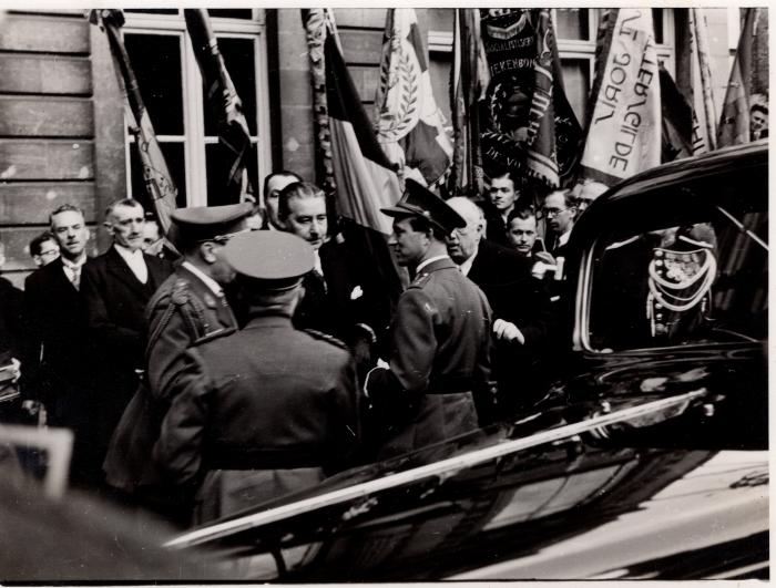 Bezoek van Z.M. Koning Leopold III, Tielt 30 oktober 1937