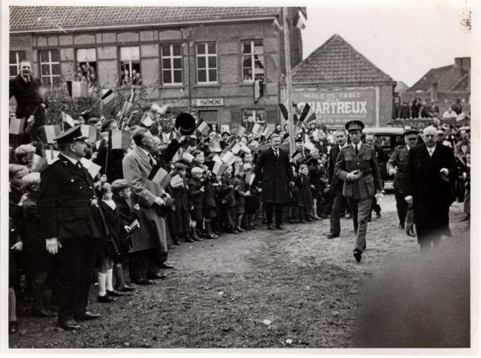 Bezoek van Z.M. Koning Leopold III, Tielt 30 oktober 1937