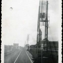 Zicht op de spoorlijnen Roeselare-Menen en Roeselare-Ieper