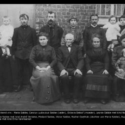 Familiefoto Carolus Sabbe, 1915