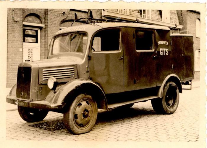 Brandweerwagen, Hooglede-Gits, 1950